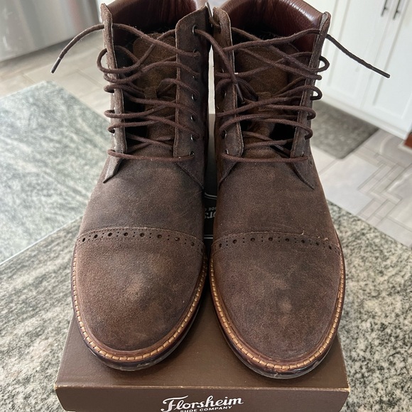 Men’s 1901 Leather Wax Suede Boots - Picture 3 of 7